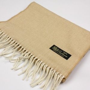 Tan Cashmere Scarf